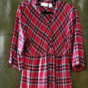 Plaid Serengeti Blouse/Dress